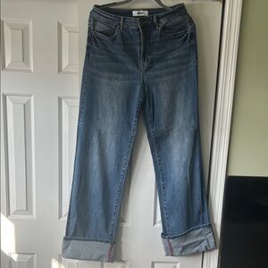 Stylish Blue Wide Leg Jeans